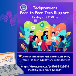 Peer to Peer Tech Support Flyer